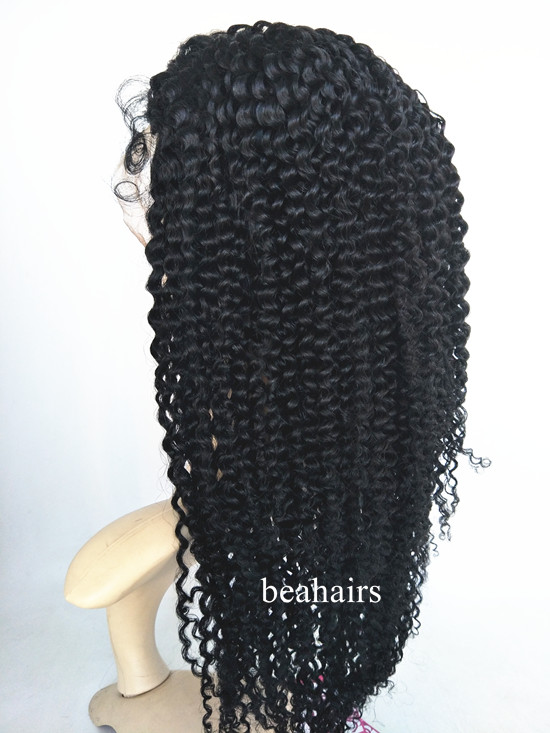 Brazilian Virgin Jerry Curl Glueless Lace Front Wig Jc888 Bea Hairs